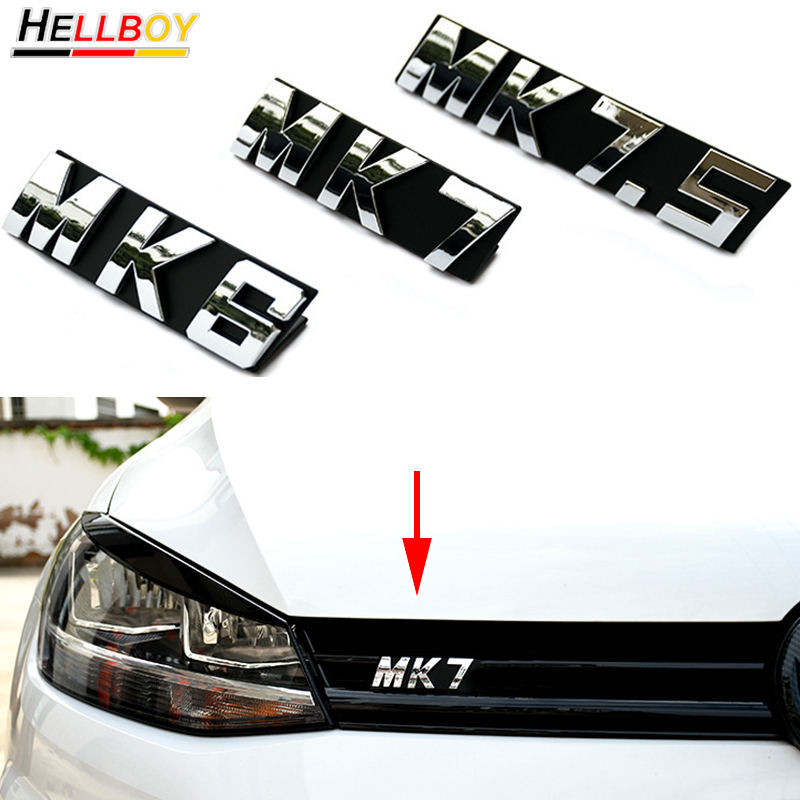 Golf Equipment Used - รถกระจังหน้า Emblem Badge Decals สติกเกอร์สําหรับ VW