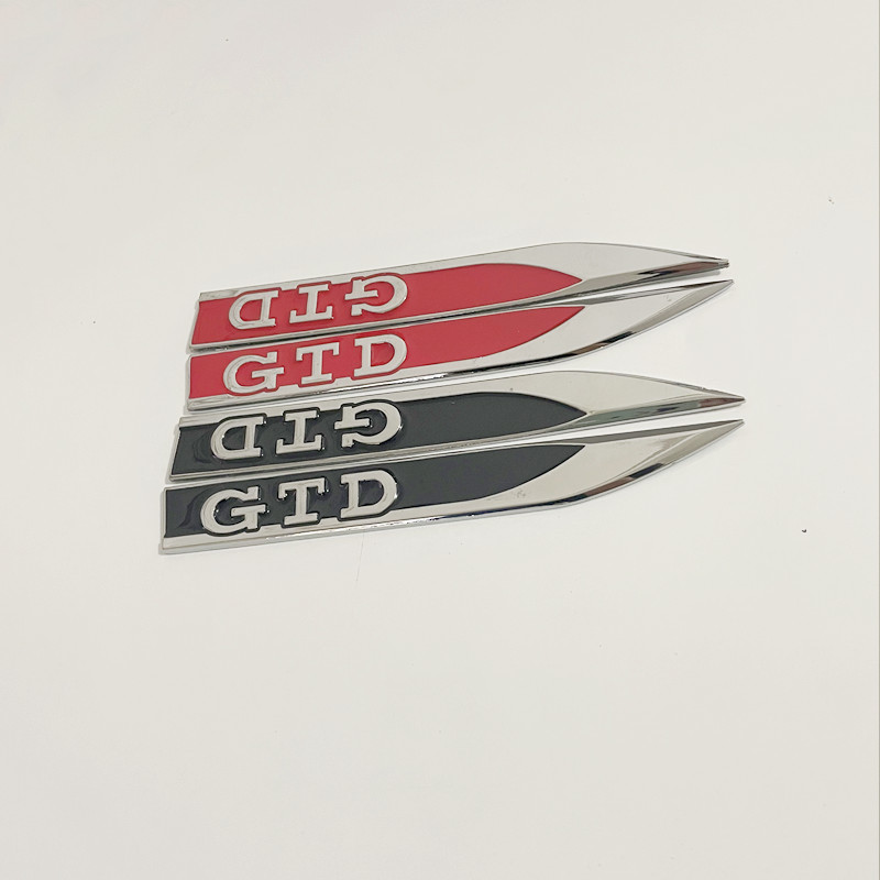 1 คู่ 3D โลหะรถ Fender Badge D - Golf Equipment Used บทวิจารณ์และราคา